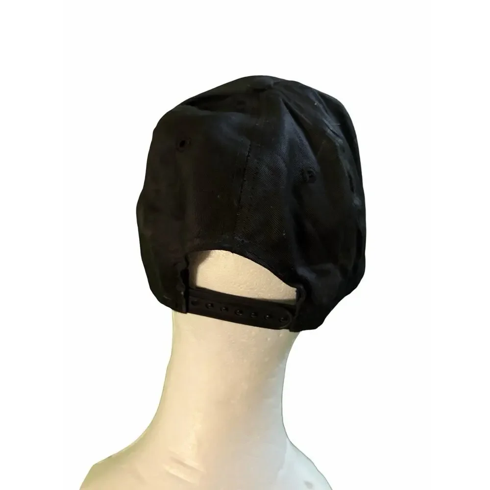 Super Grandpa Superman Style Logo Black Baseball Cap Embroidered
